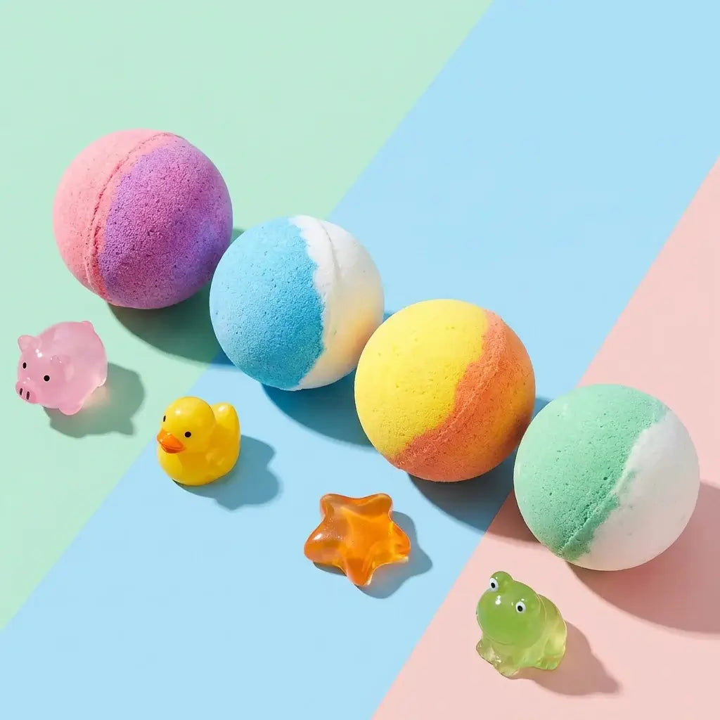 15 Bath Bombs for Kids with Glow in the Dark Surprise Toys