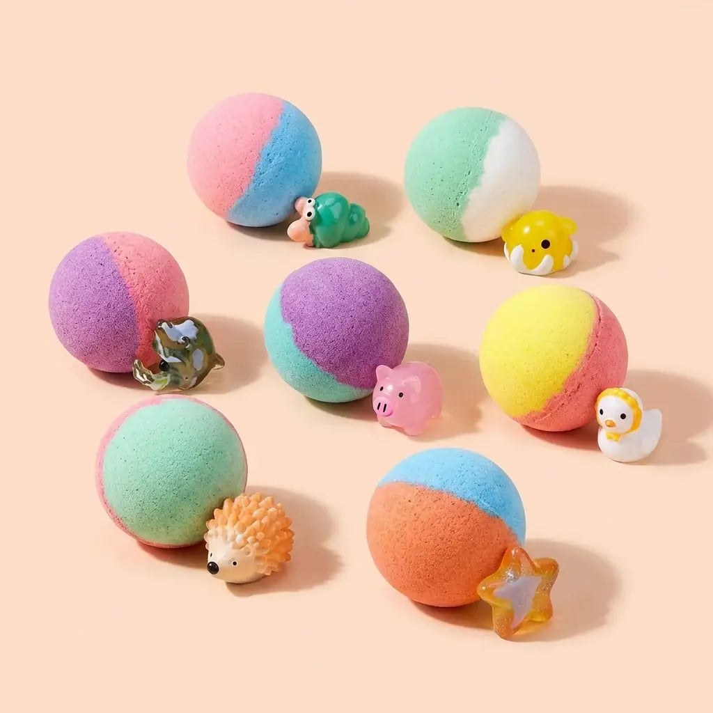 15 Bath Bombs for Kids with Glow in the Dark Surprise Toys